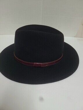 Country Gentleman Hamilton Wool Felt Fedora Hat - Black